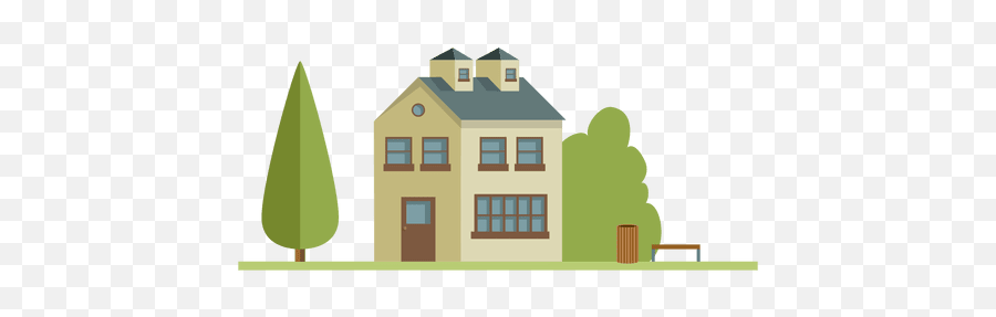 Big House Png Transparent - Building House Vector Png Emoji,Barber Pole And House Emoji