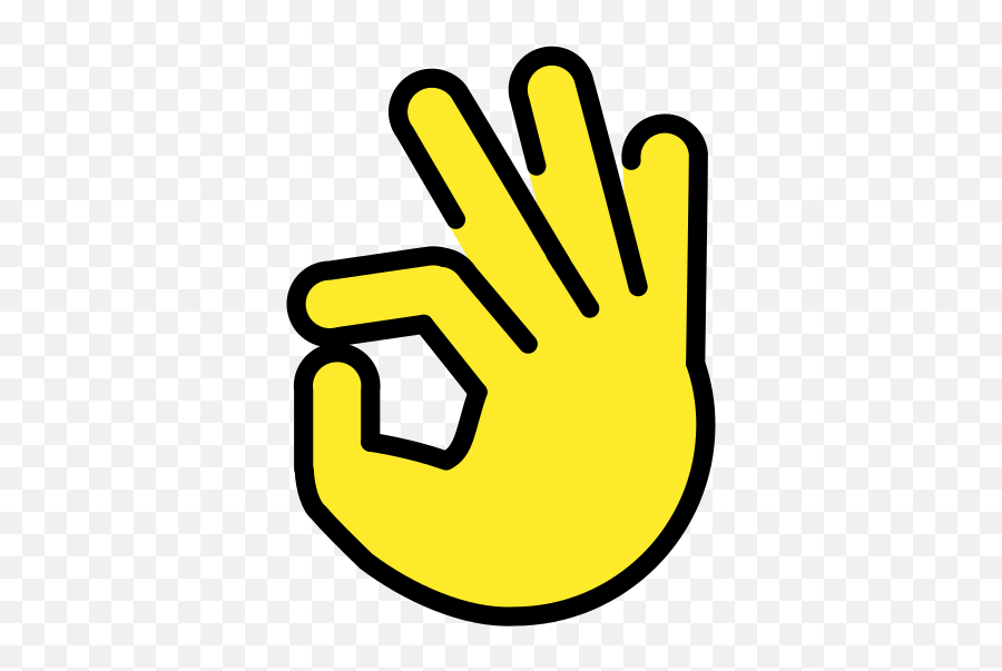 Ok Hand Sign - Emoji,Ok Emoji