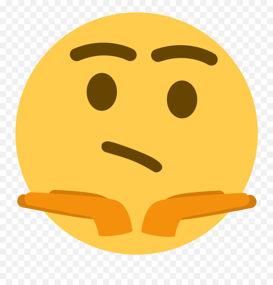 Thunk - Deformed Thinking Emoji, HD Png Download - vhv