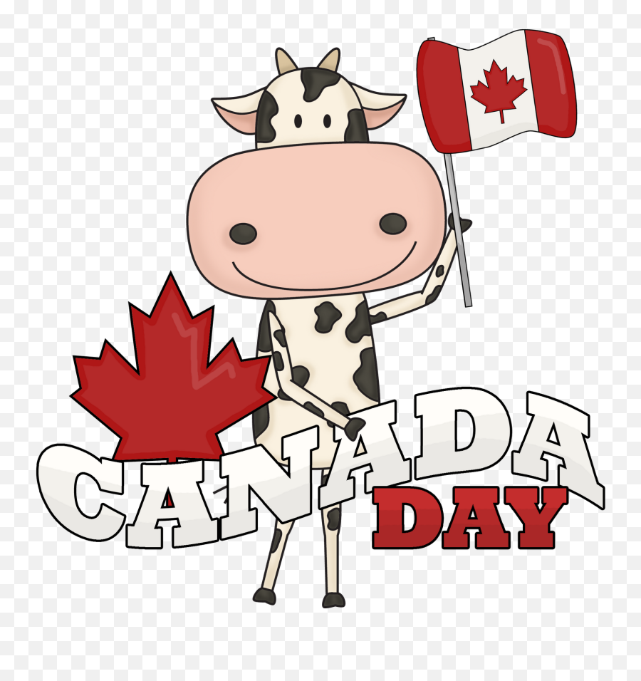 July Clipart Thing Canadian July Thing Canadian Transparent - Canada Day Clip Art Cow Emoji,Canadian Flag Emoji