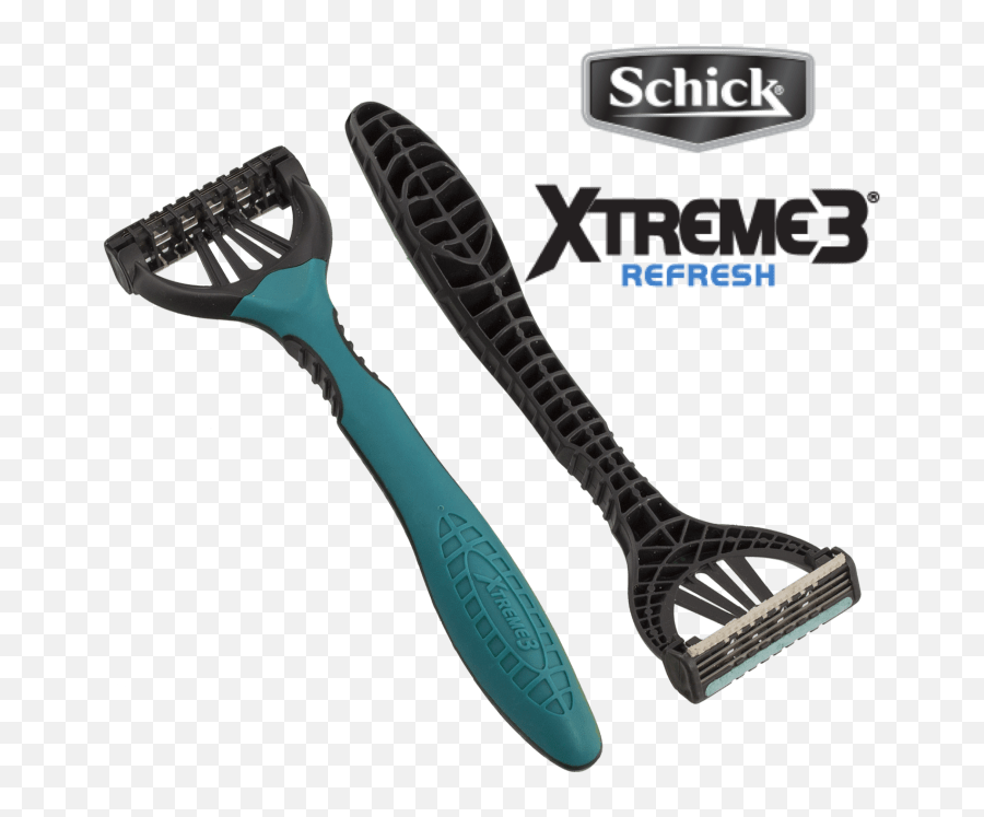 16 - Pack Schick Xtreme3 Refresh Vivifiant Menu0027s Razor Cutting Tool Emoji,Wrench Emoji