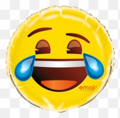 Folie Ballon - Emoji Græder Af Grin 1846 Cm Laughter Emogi Transparent Background,Ballon Emoji