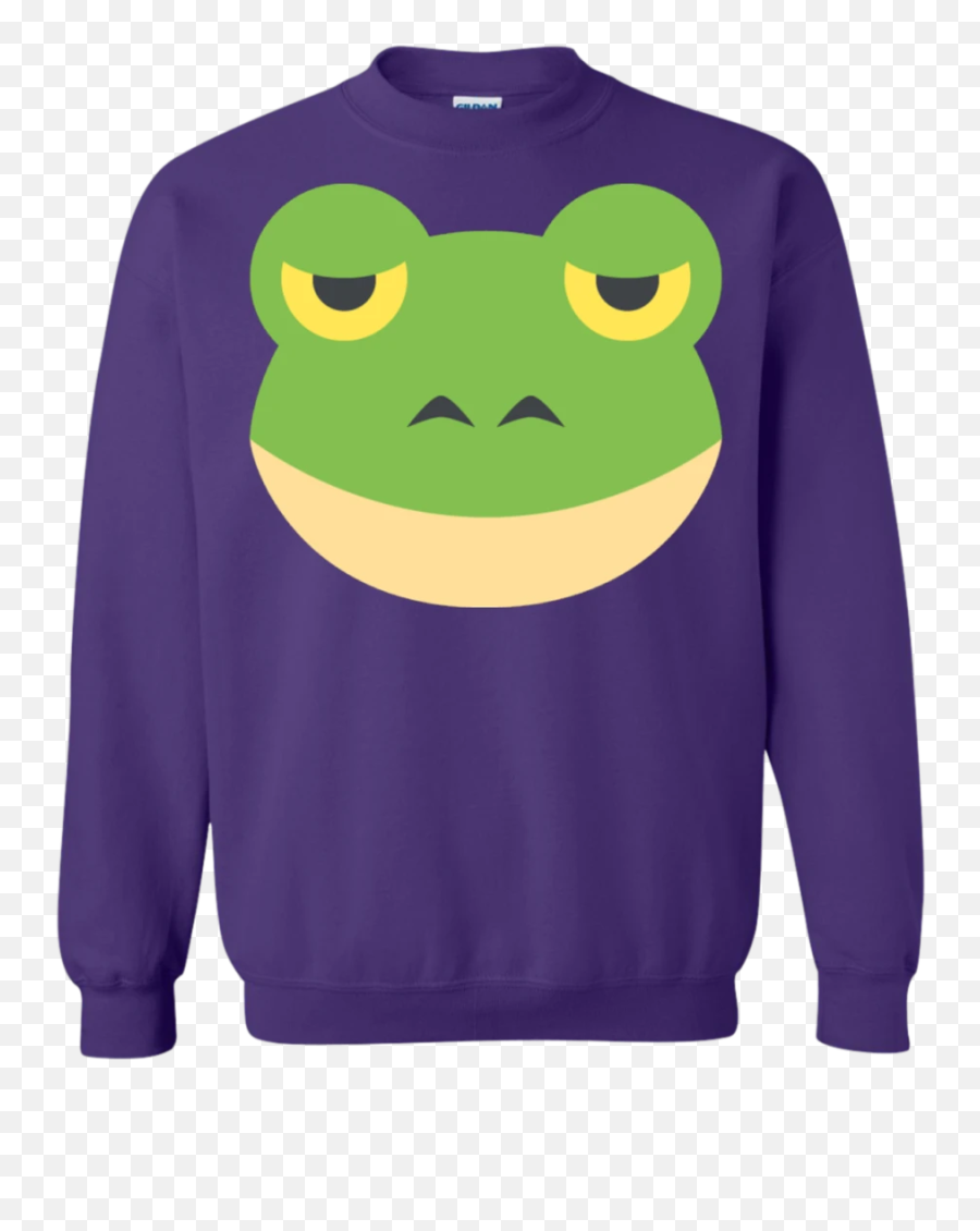 Frog Face Emoji Sweatshirt U2013 That Merch Store - Sweater,Pea Emoji