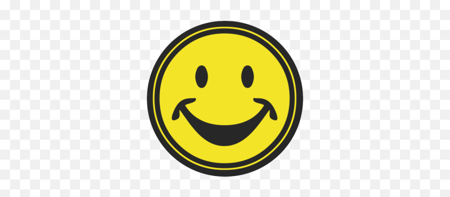 Funny Yellow Smiley For Happy People Round Mousepad Id D374152 Emoji,Funny Faces Emoji