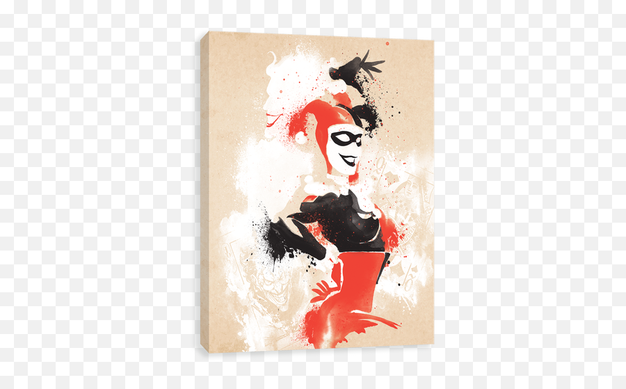 Harley Watercolor - Harley Quinn Watercolor Emoji,Harley Quinn Emoji