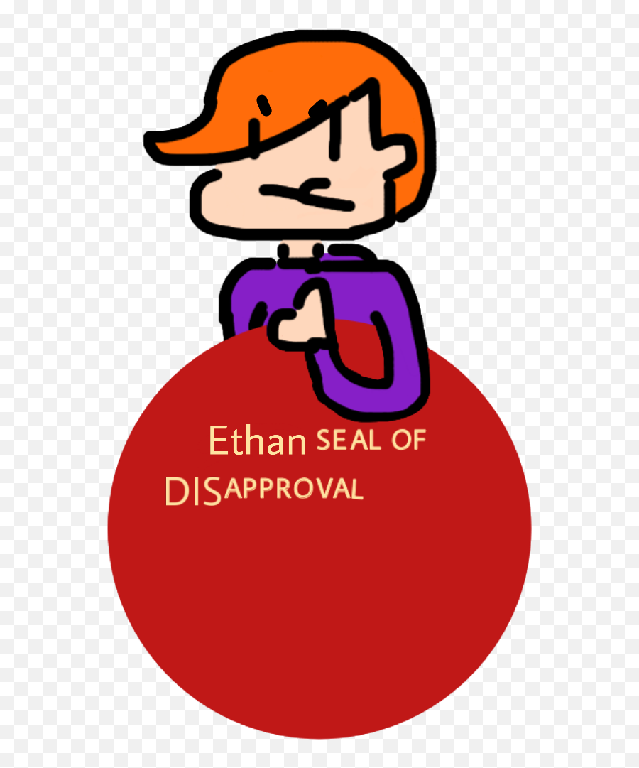 Ethan Sealofdisapproval Seal Disapprove Me Freetoedit - Cartoon Emoji,Disapproval Emoji