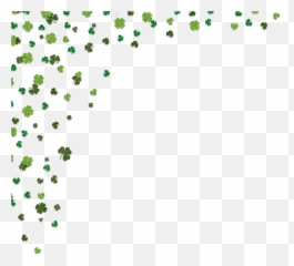 Shamrock Border Transparent U0026 Png Clipart Free Download - Ywd Transparent Transparent Background Shamrocks Emoji,Shamrock Emoticon
