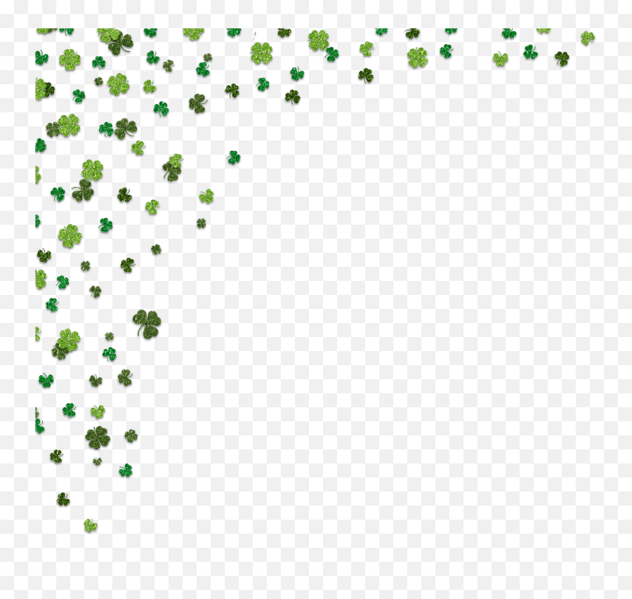 Shamrock Border Transparent U0026 Png Clipart Free Download - Ywd Transparent Transparent Background Shamrocks Emoji,Shamrock Emoticon