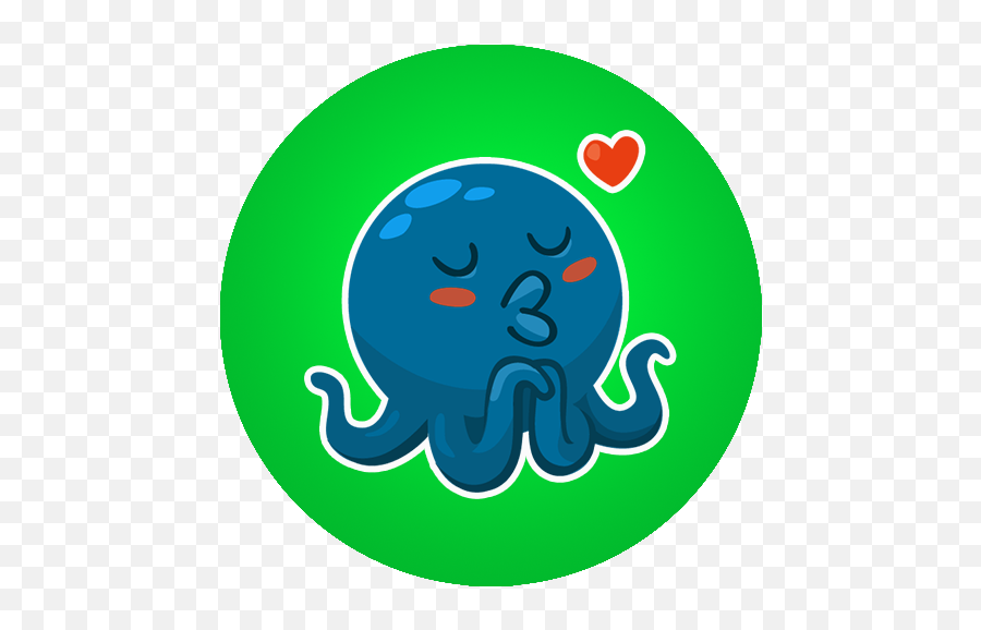 Octopus Sticker For Whatapp - Illustration Emoji,Octopus Emoji