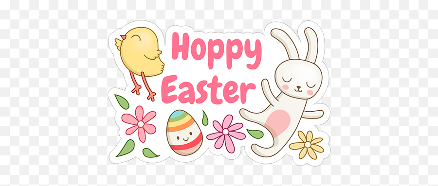 Stickers Easter Transparent U0026 Png Clipart Free Download - Ywd Happy Easter From Avon Rep Emoji,Happy Easter Emoticon