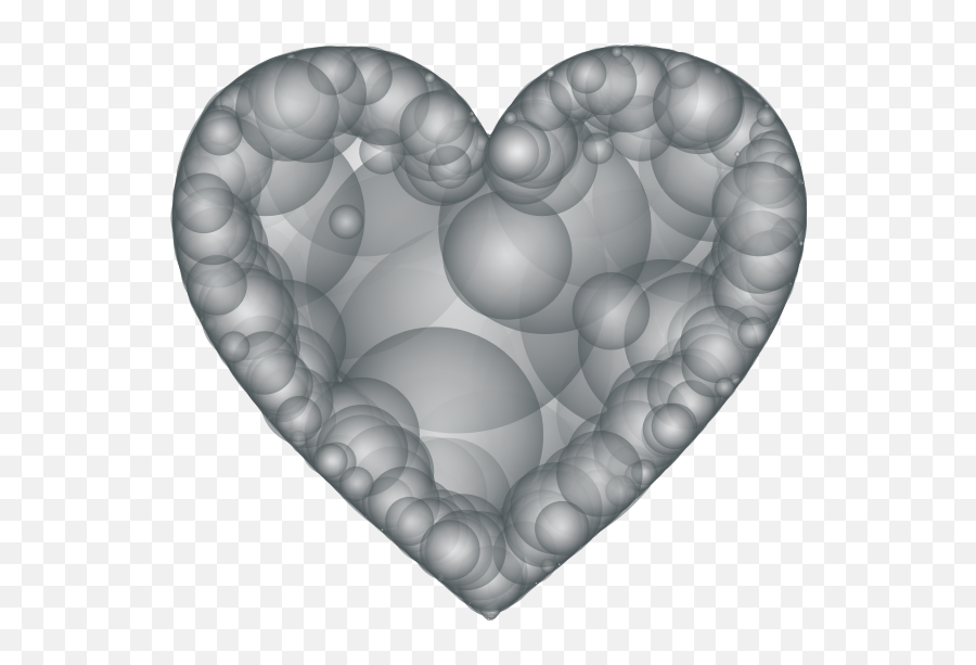 Geometric Heart Grayscale Free Svg - Portable Network Graphics Emoji,Swirling Hearts Emoji