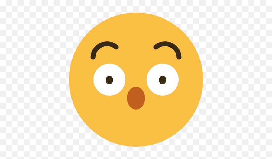 Emoji Emotion Face Feeling Wow Icon - Circle,Emoji Wow