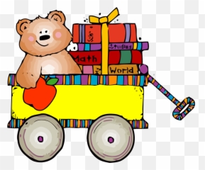 Bear Math Book Clipart Png Cartoon - School Dj Inkers Clip Art Emoji,Emoji Bear Pig Tiger Book