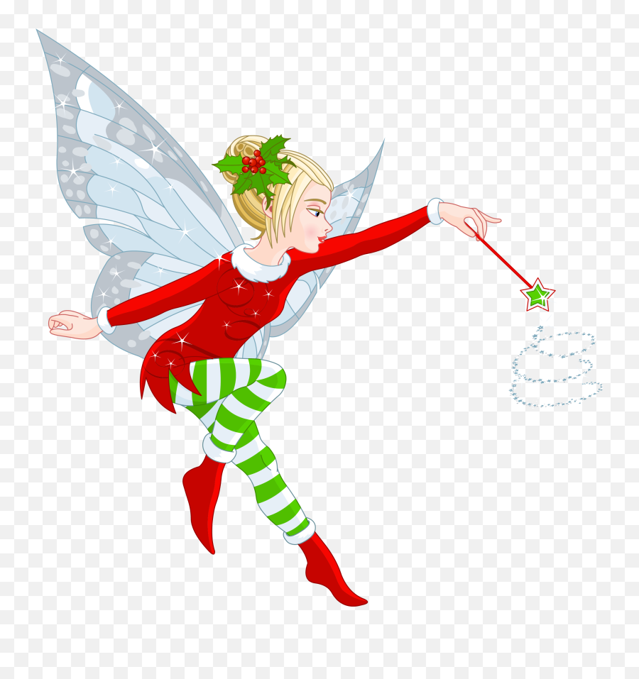 Christmas Elf Clipart - Clip Art Library Transparent Christmas Fairy Clipart Emoji,Elf Emoticon