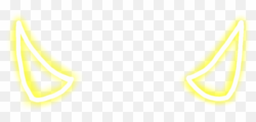 Download devil horns yellow angel white freetoedit - Light Emoji