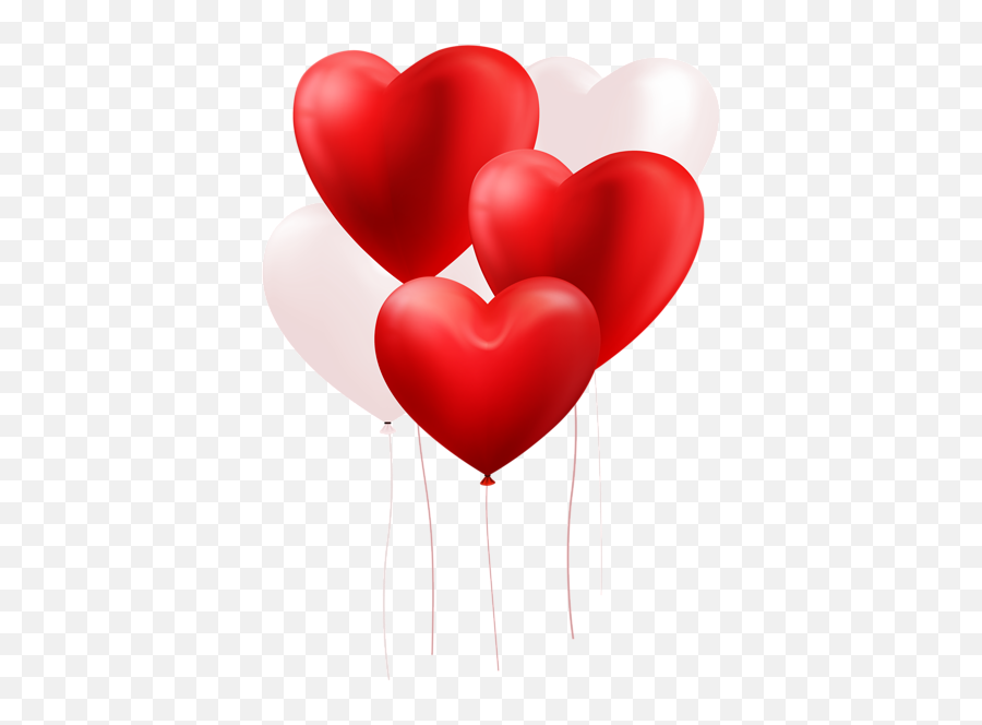 Heart Balloons Clip Art Png Image Happy Valentines Day - Clipart Szív Emoji,Valentine Emoji