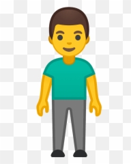 Man standing emoji clipart Free download transparent PNG - Emoji Full Body