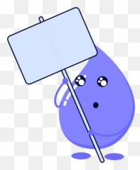 Clipart Of A Drop Of Water - Transparent Water Droplet Clipart Emoji,Water Drop Emoji