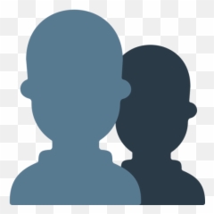 Busts In Silhouette Emoji - De Silueta