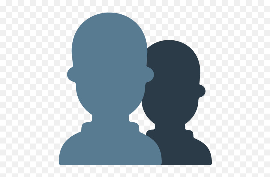 Busts In Silhouette Emoji - Emoji De Silueta,Silhouette Emoji