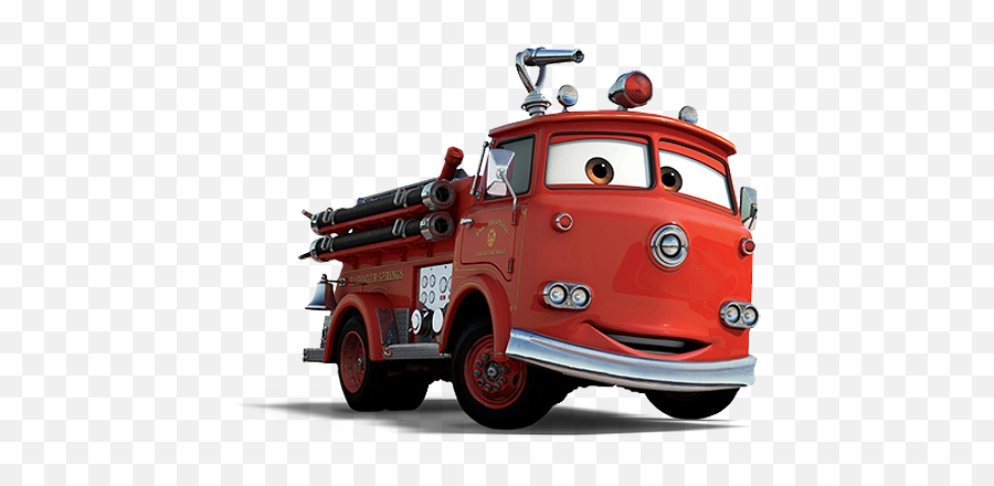 Red - Cars Characters Emoji,Firetruck Emoji
