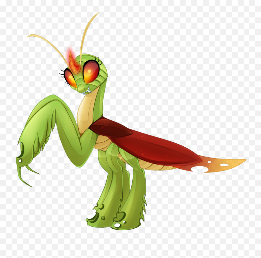 Blackfreya Changeling Fangs Female - Female Praying Mantis Art Emoji,Praying Mantis Emoji