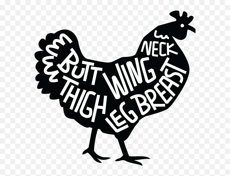 Muscle Clipart Rooster Muscle Rooster - Chicken Cuts Png Emoji,Hand Rooster Emoji