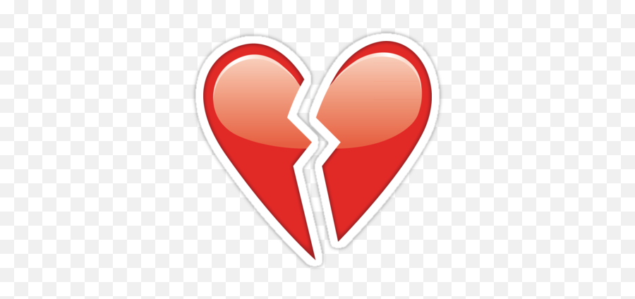 Download Emoji Heart Png Broken Heart Emoji - Transparent Broken Heart Emoji,Heart Emoji Transparent Background