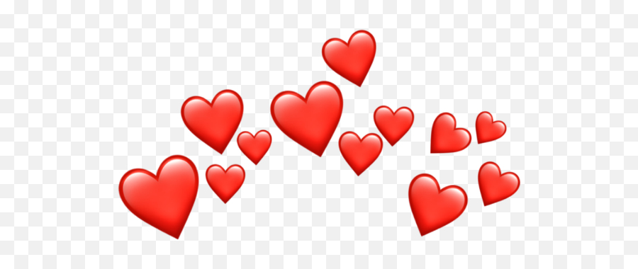 Iphone Emoji Emojis Edit Edits Editing Effects Edited - Transparent Red Heart Crown,Zodiac Emojis