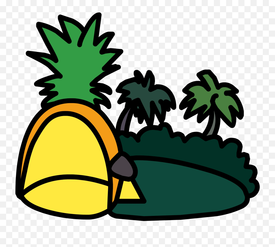 Pineapple Igloo - Club Penguin Pineapple Igloo Emoji,Emojis Pineapple