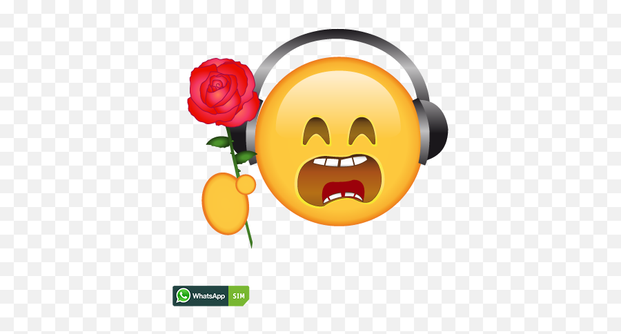Whatsapp Sim Smiley Creator - Emojis Peace,Emoticon Rose