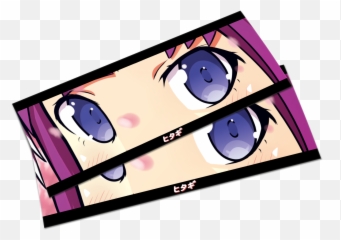 Senjougahara Eyes Slap - Cartoon Emoji
