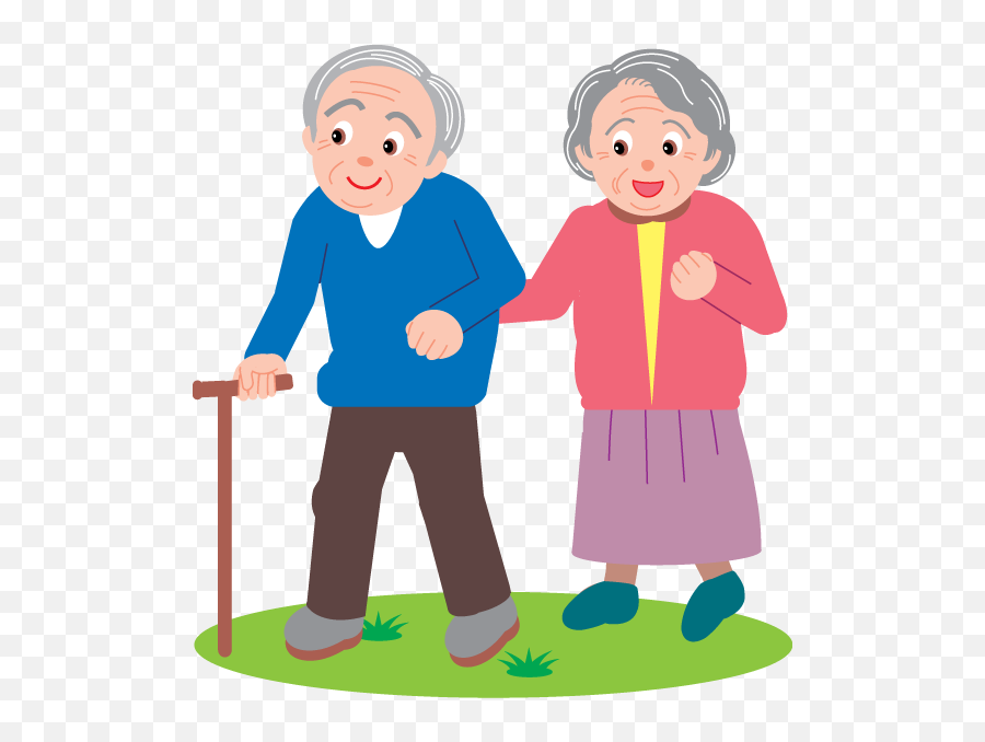 Transparent Background Old People Clipart - Elderly Clipart Png Emoji,Old People Emoji