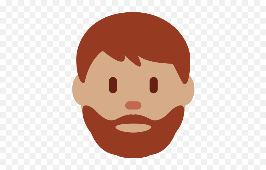 Medium Skin Tone Beard Meaning - Man Medium Skin With A Beard Emoji,Man Bun Emoji