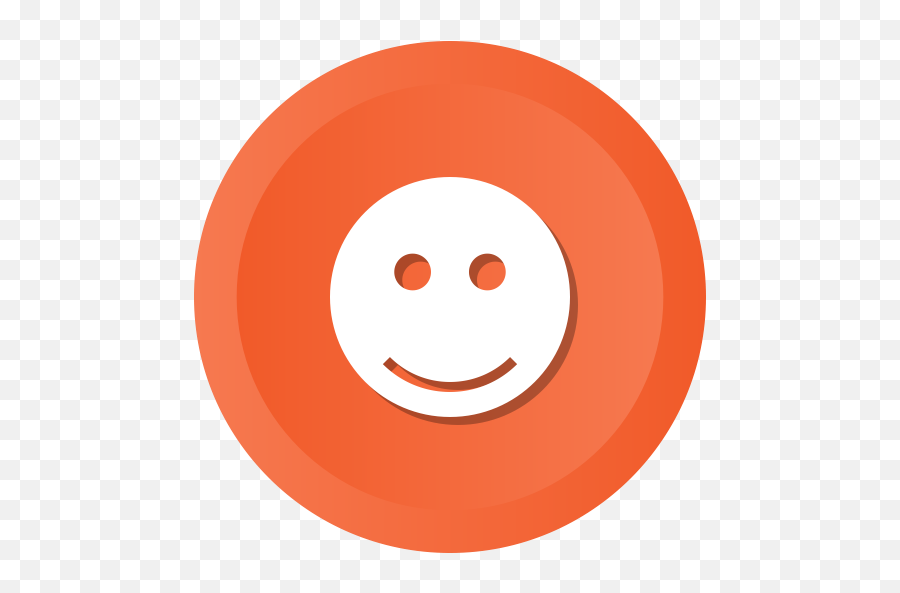 Happy Smile Like Emoji Feeling Smileys Emotn Icon - Reddit App Icon Png,Orange Emoji