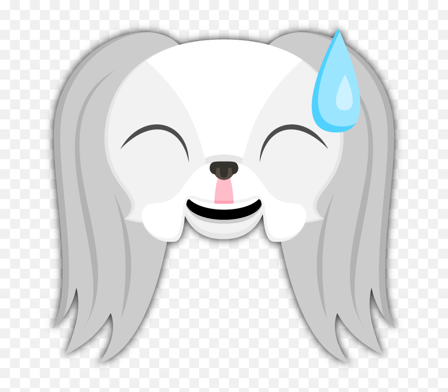 Japanese Chin Emoji Stickers Are You A Japanese Chin Puppy - Dog,Emoji Sweats