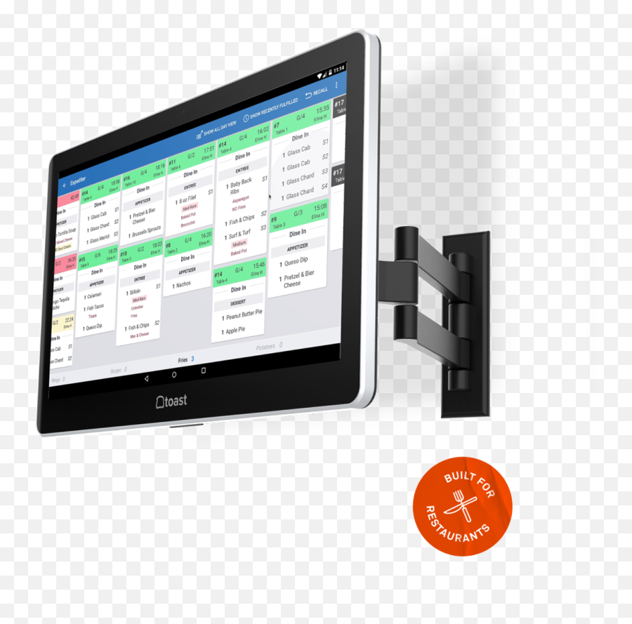 Kitchen Display Systems Kds Toast Pos - Kitchen Display System Emoji,How To Put Emojis On Computer