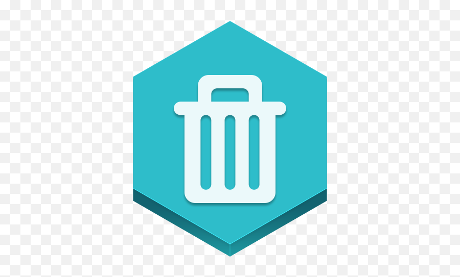 Trash Bin Icon Hex Iconset Martz90 - Waste Container Emoji,Hexagon Emoji