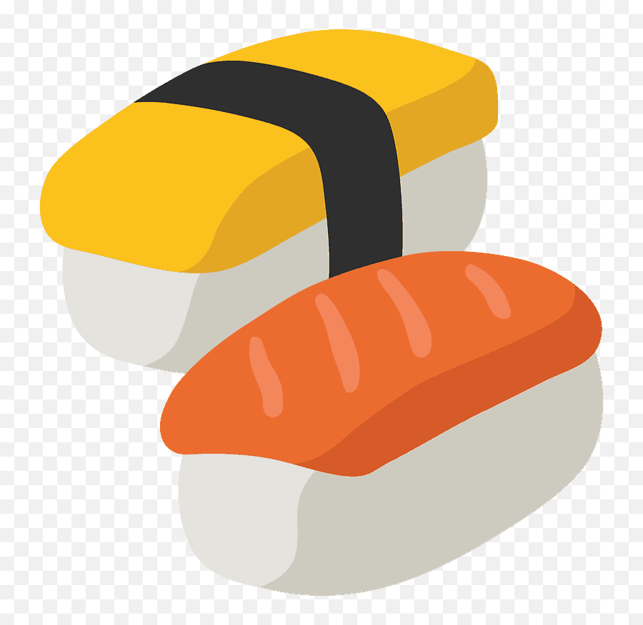 Sushi Emoji Clipart - Sushi Png Cartoon,Bento Emoji