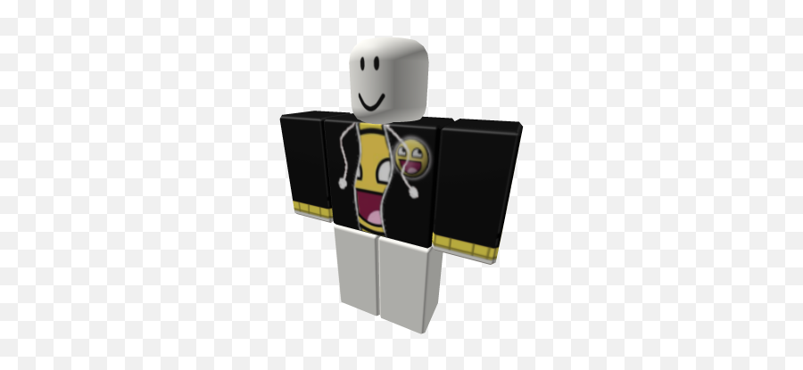 Emoji On Troll Face - Roblox Roblox Black Suit And Tie,3d Animated Emojis