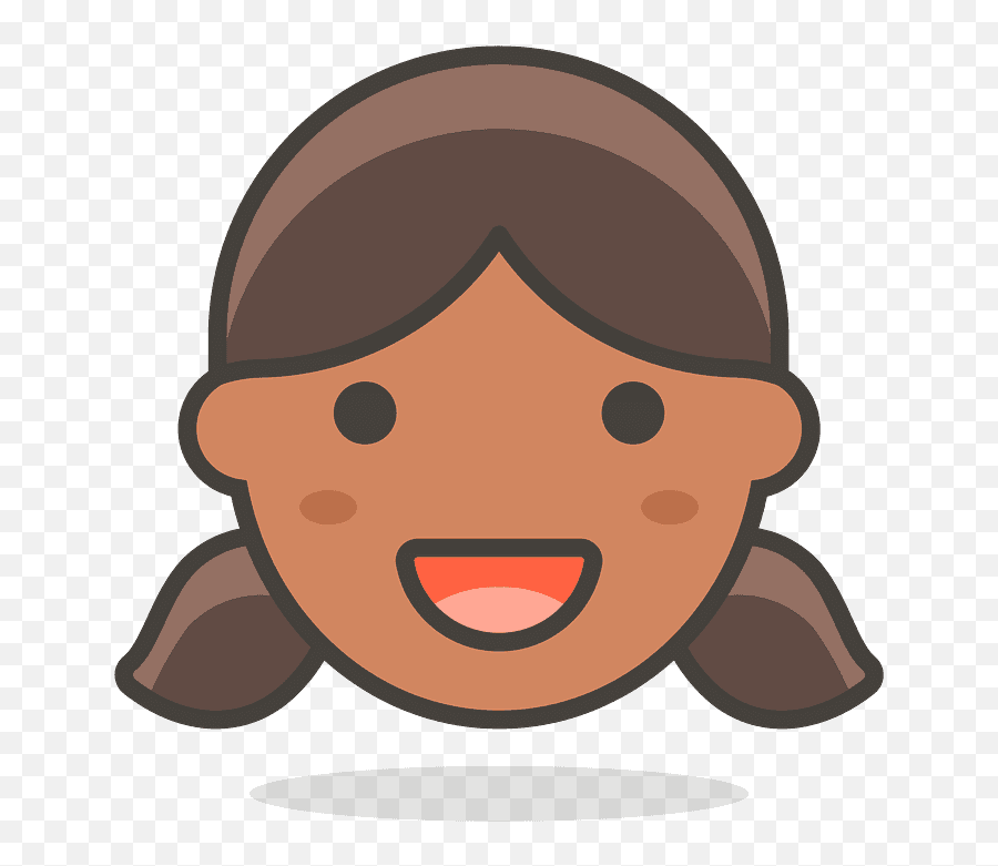 Girl Emoji Clipart Free Download Transparent Png Creazilla - Child With Mouth Open Cartoon,Girl Emoji