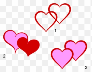 Free Double Heart Png Download Clip Art - Emoji