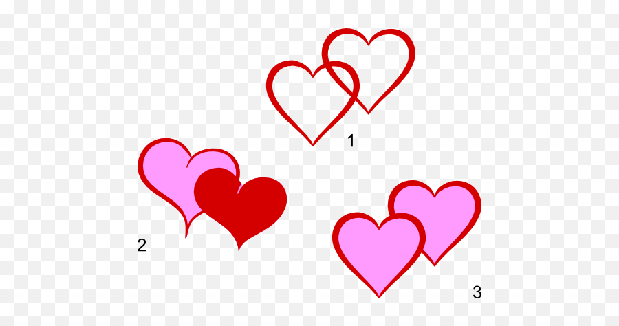 Free Double Heart Png Download Free Clip Art Free Clip Art - Double Heart Clip Art Emoji,Two Heart Emoji