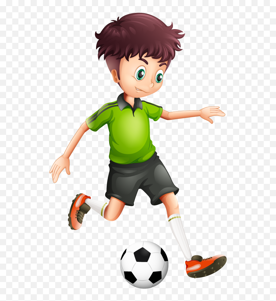 Store Navnelapper - Kids Playing Football Emoji,Sport Emoji