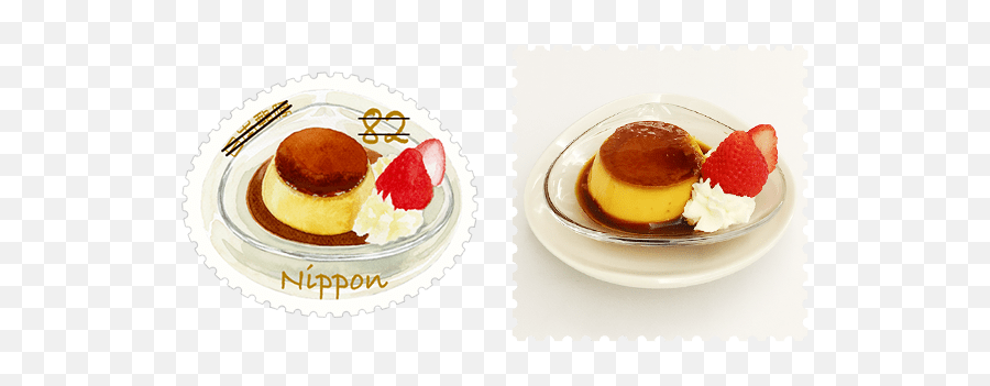 Japanese Café Desserts - Flan Emoji,Flan Emoji