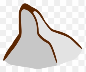 Clipart mountains illustration - Mountain Symbol Png Map Emoji
