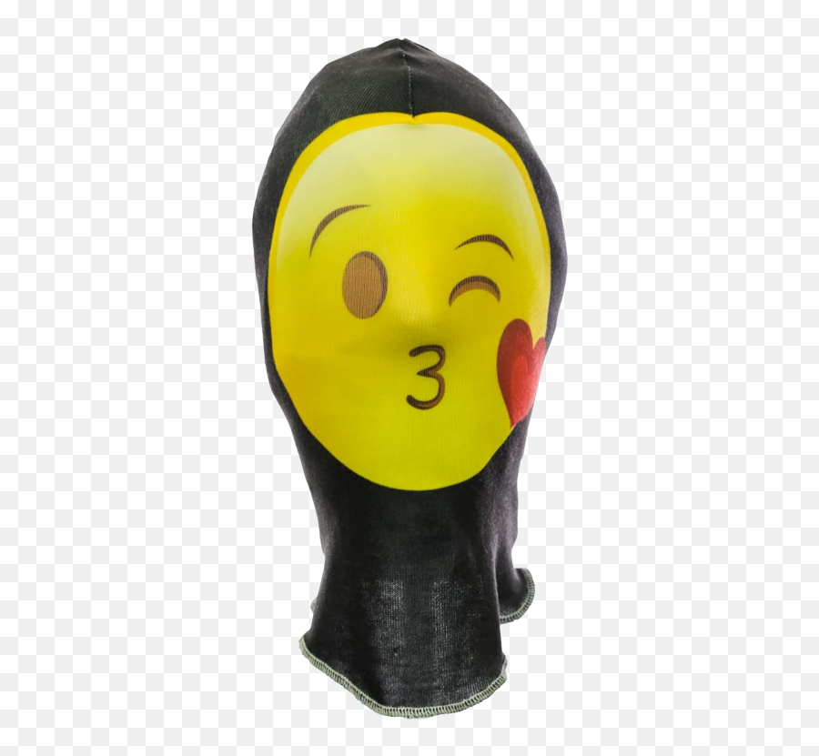 Kissing Emoji Mask - Stuffed Toy,Emoji Face Mask