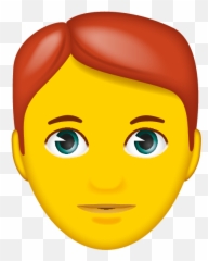Red Hair - Cartoon Emoji,Red Hair Emoji