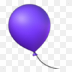 Globo Balloon Violet Violeta Emoji Freetoedit - Emojis Png Balloon,Balloon Emoji