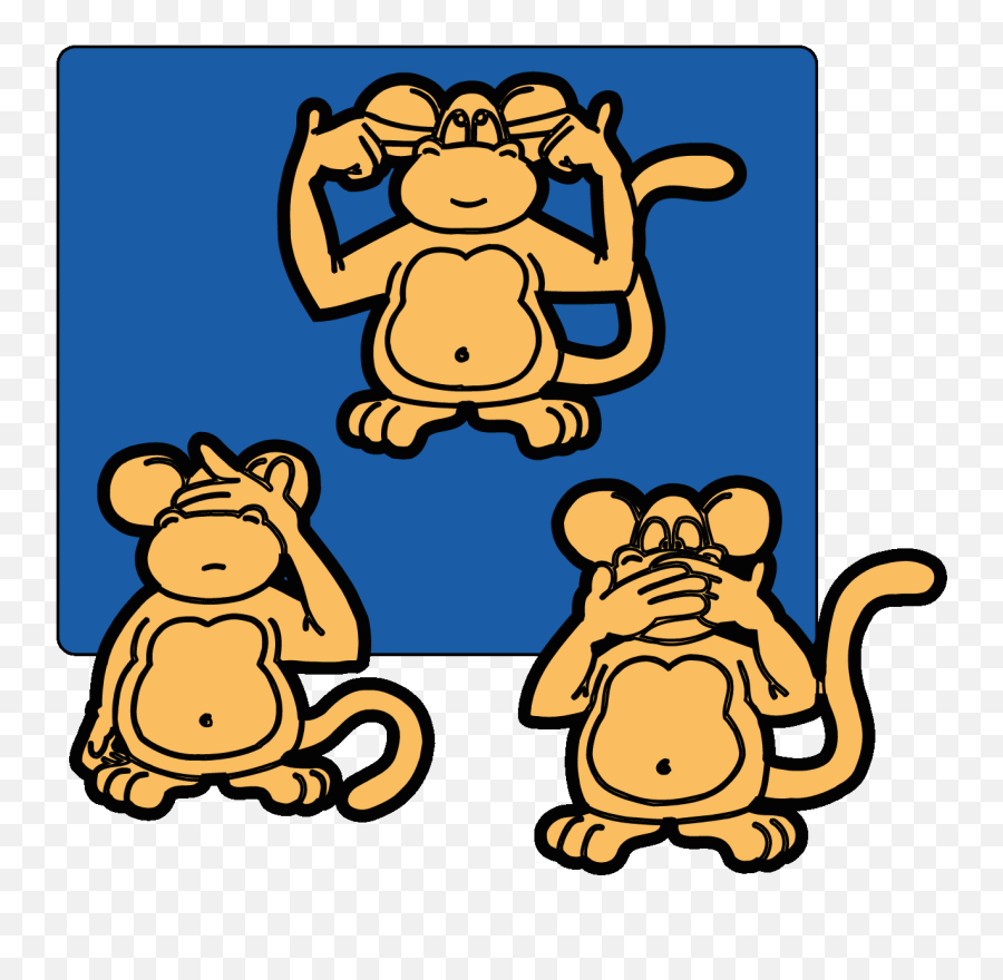 Kad Postavljate Blog Na Ovom Portalu - Three Wise Monkeys Emoji,Three Wise Monkeys Emoji